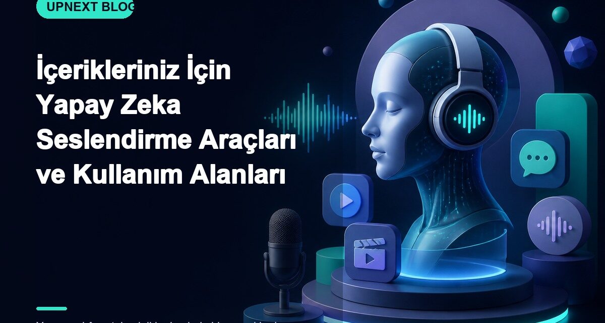 İçerikleriniz İçin Yapay Zeka Seslendirme Araçları ve Kullanım Alanları